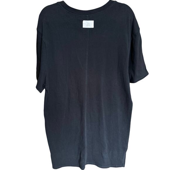Essentials Fear Of God FOG Oversized Tee Shirt Split Hem Crewneck Black Size XL - Picture 5 of 10